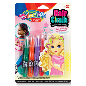 Pastele kredowe do włosów Colorino Hair Chalk, 5 kolorów